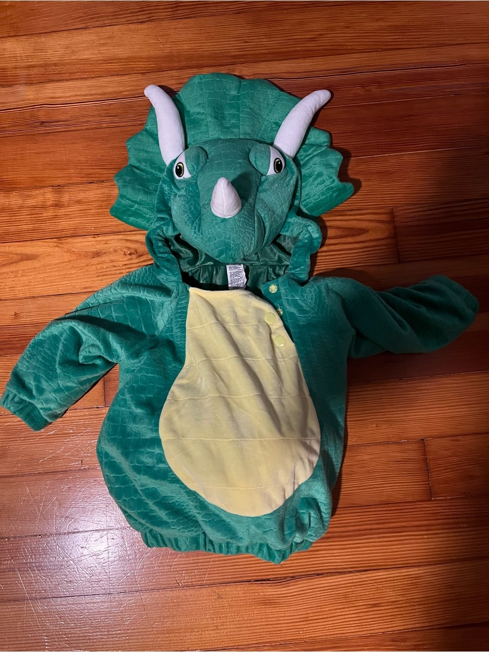 Green Triceratops Kids Costume - Brand Unspecified